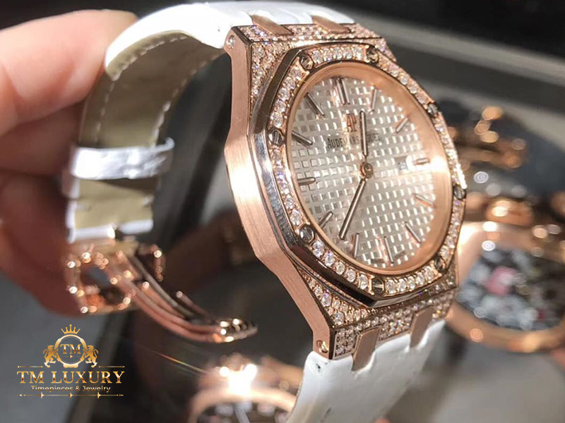 AUDEMARS PIGUET ROYAL OAK VÀNG KHỐI 18K KIM CƯƠNG THIÊN NHIÊN