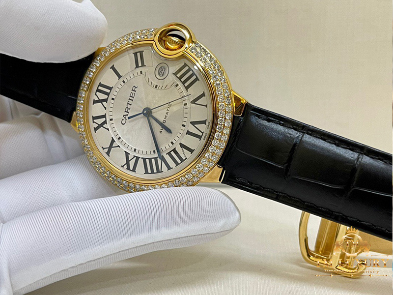 CARTIER NỮ VÀNG KHỐI 18K CHẾ TÁC KIM CƯƠNG THIÊN NHIÊN