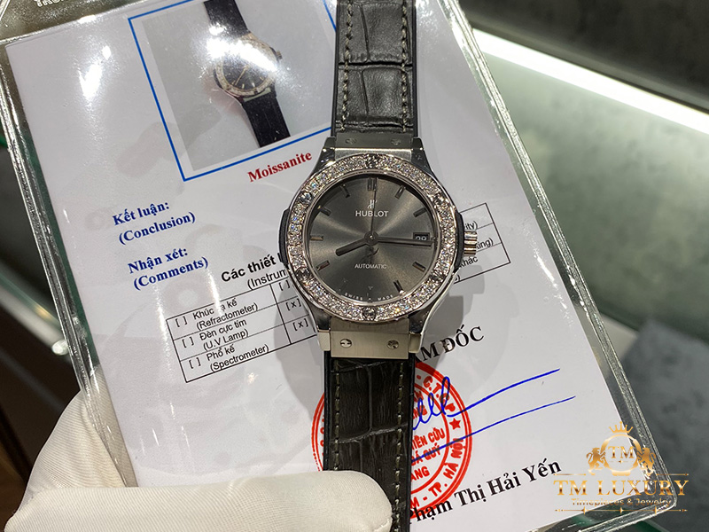 HUBLOT CLASSIC FUSION NỮ 34 MM ĐỘ KIM CƯƠNG MOISS REP 1:1 