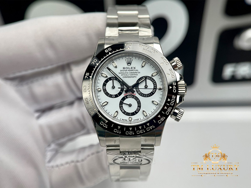Đồng hồ Rolex Cosmograph Daytona 116500LN Mặt Số Trắng
