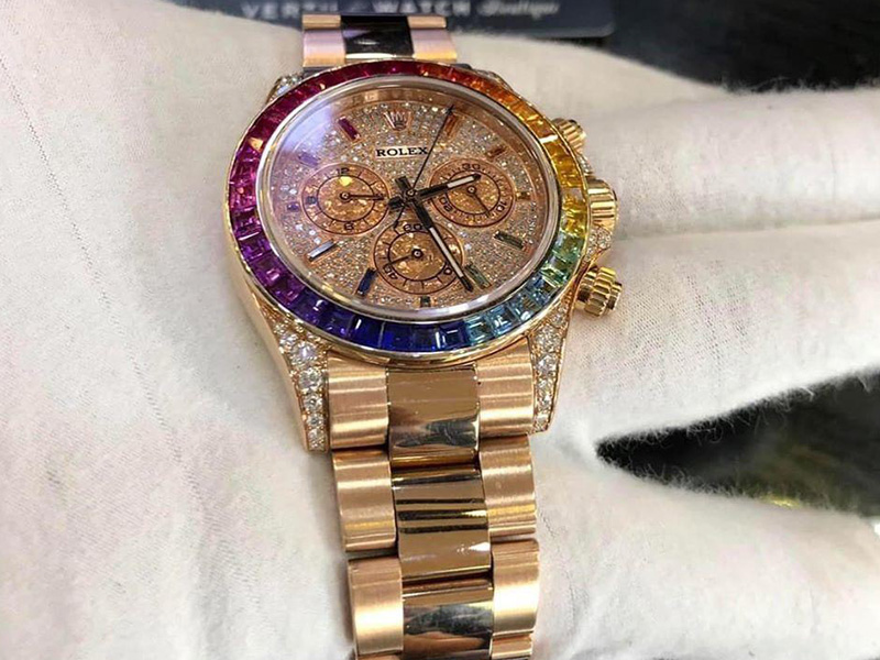 Đồng Hồ Rolex Daytona Rainbow 116595RBOW