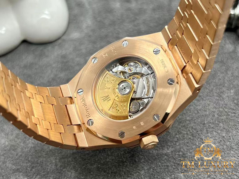 Đồng Hồ Audemars Piguet Royal Oak vàng khối kim cương thiên nhiên 