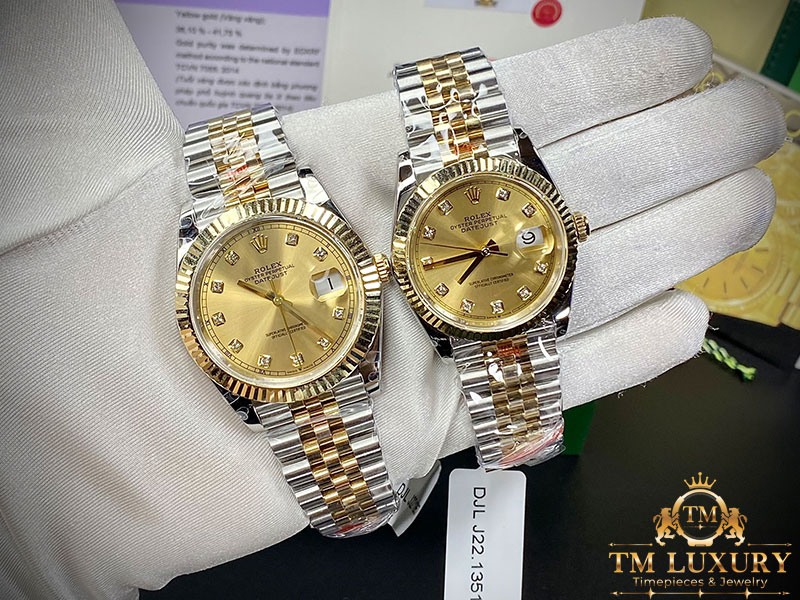 Đồng Hồ Rolex Date Just 126334 Champagne 41 mm