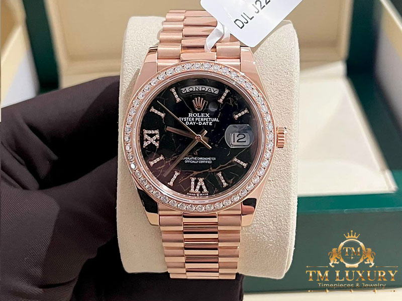 Đồng Hồ Rolex Day Date 228345RBR Mặt Số  Eisenkiesen  40 mm