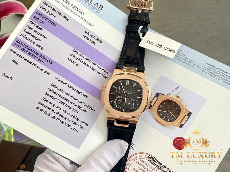 PATEK PHILIPPE NAUTILUS 5712R 001 VÀNG KHỐI 18K CHẾ TÁC 